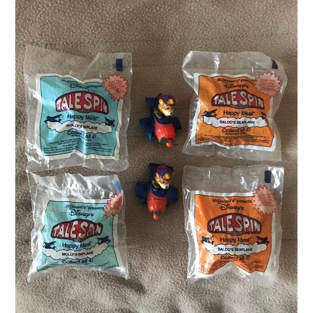 McDonald's Happy Meal Tale Spin Planes
